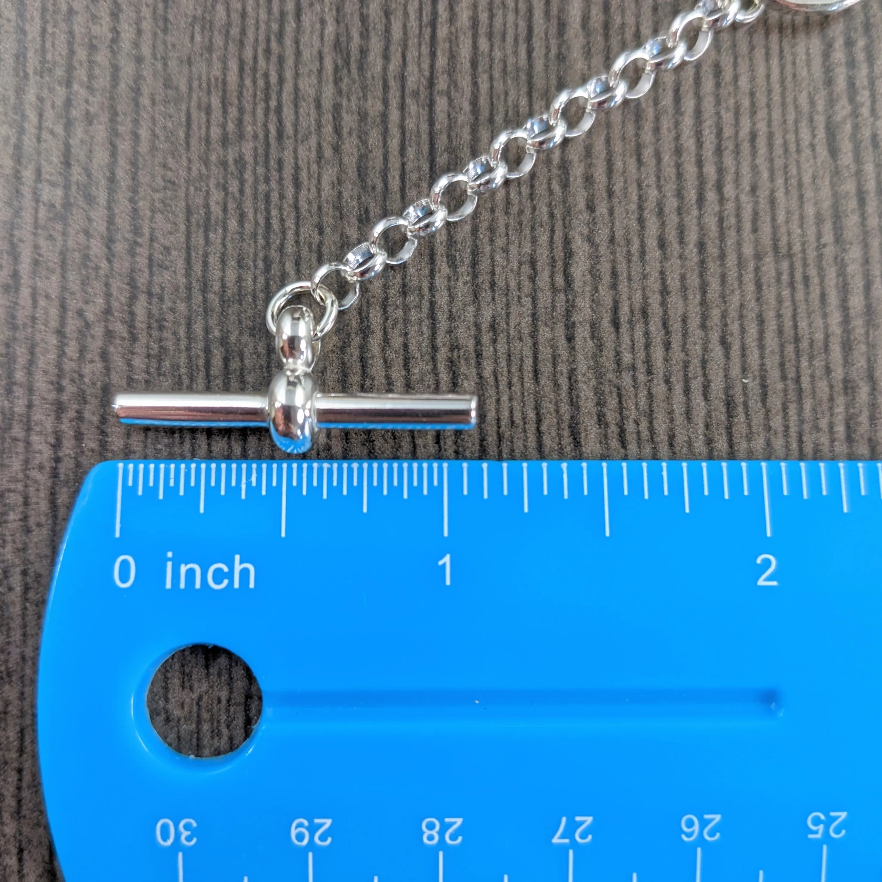 5 inches, double toggle clasp extender necklace extension, Heavy Chain
