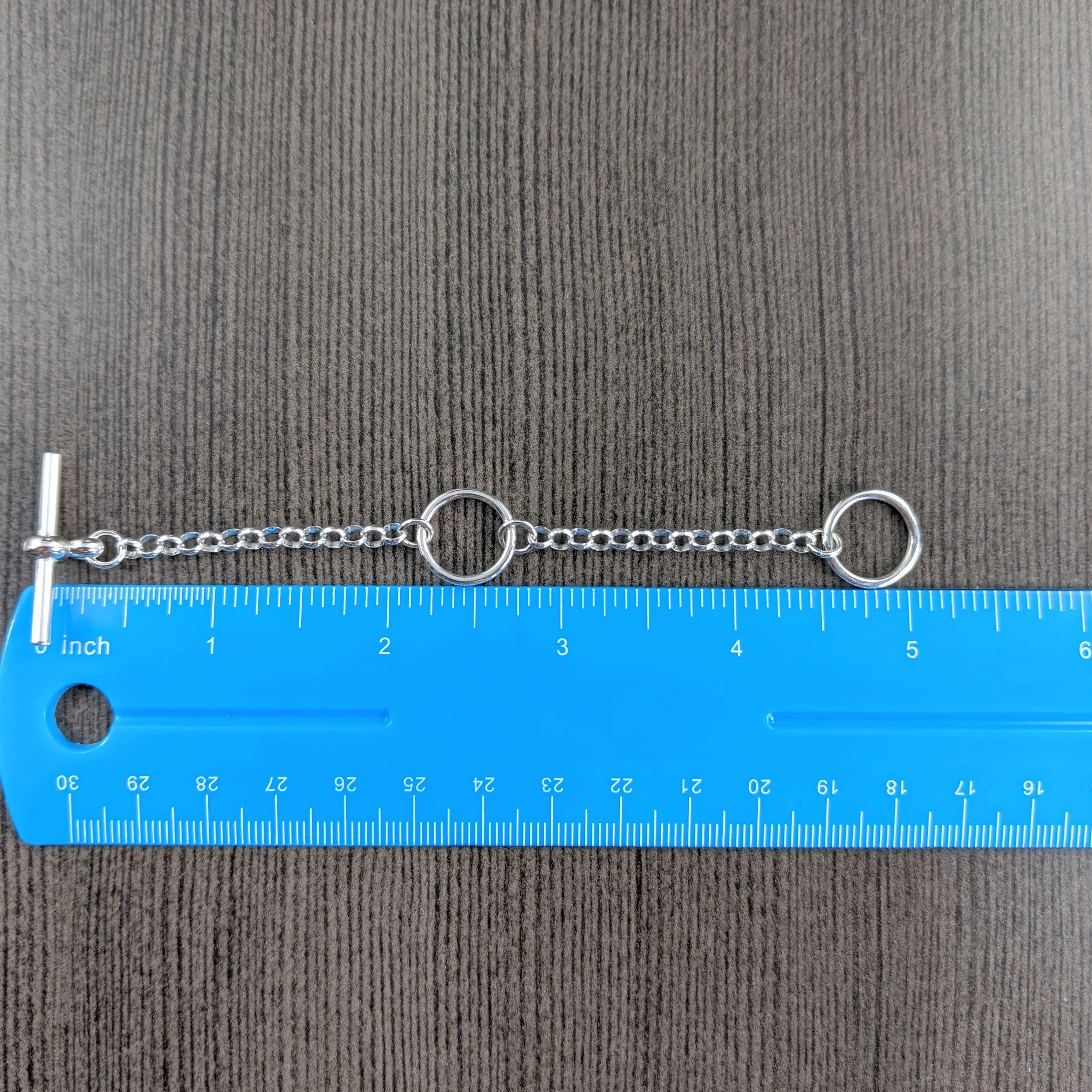5 inches, double toggle clasp extender necklace extension, Heavy Chain