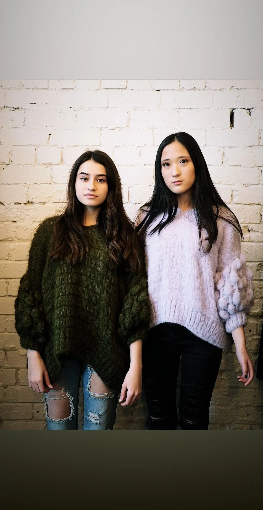 Amano handcrochet alpaca bluson with pompom sleeves