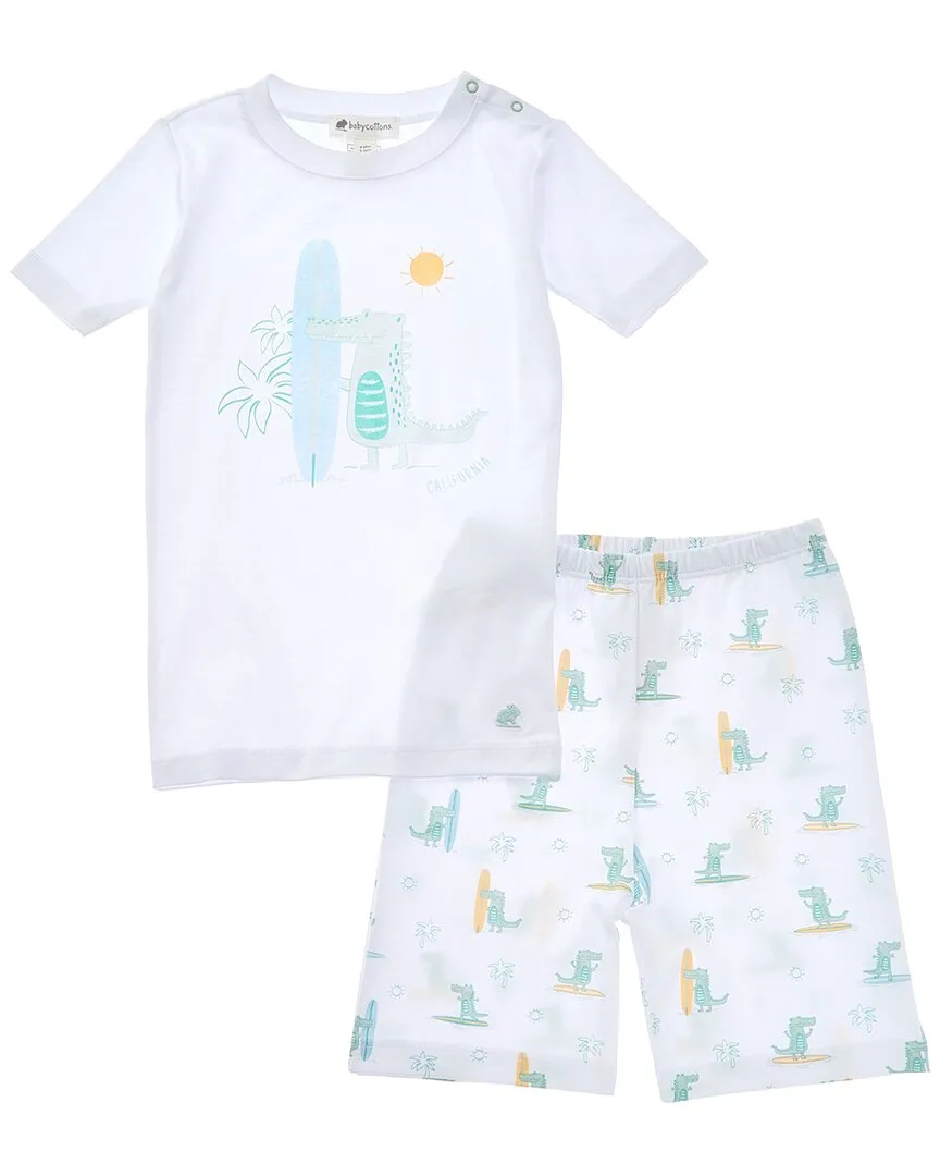 Babycottons Cocodrile Snug 2Pc Pajama Set