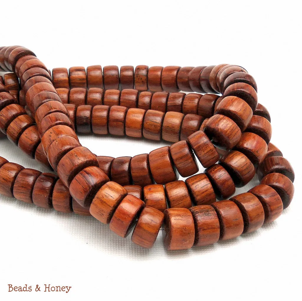 Bayong Wood Rondelle/Wheel 12mm (8-Inch Strand)