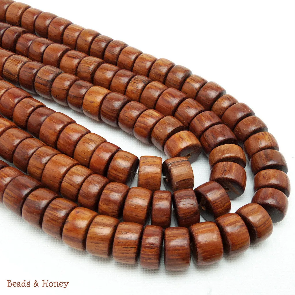 Bayong Wood Rondelle/Wheel 12mm (8-Inch Strand)