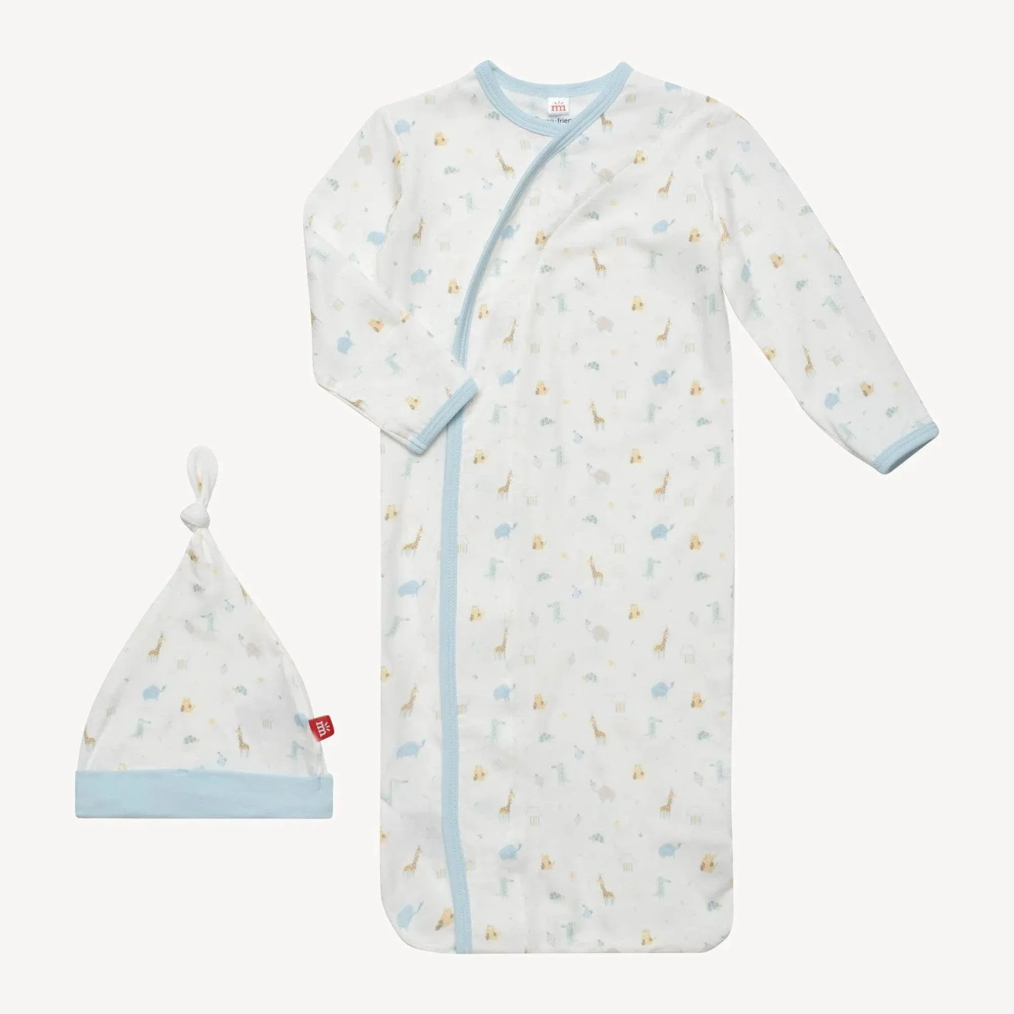 Blue Little Bitty Pretty One Magnetic Gown with Hat Set (Copy)