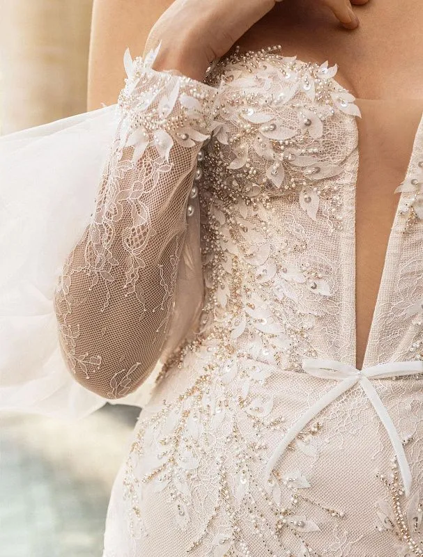 Bold White Wedding Dress