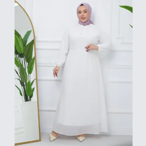 Flowy Solid Dress