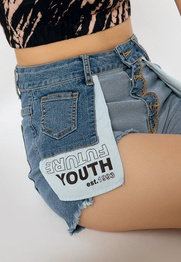 Inside-out Denim Short
