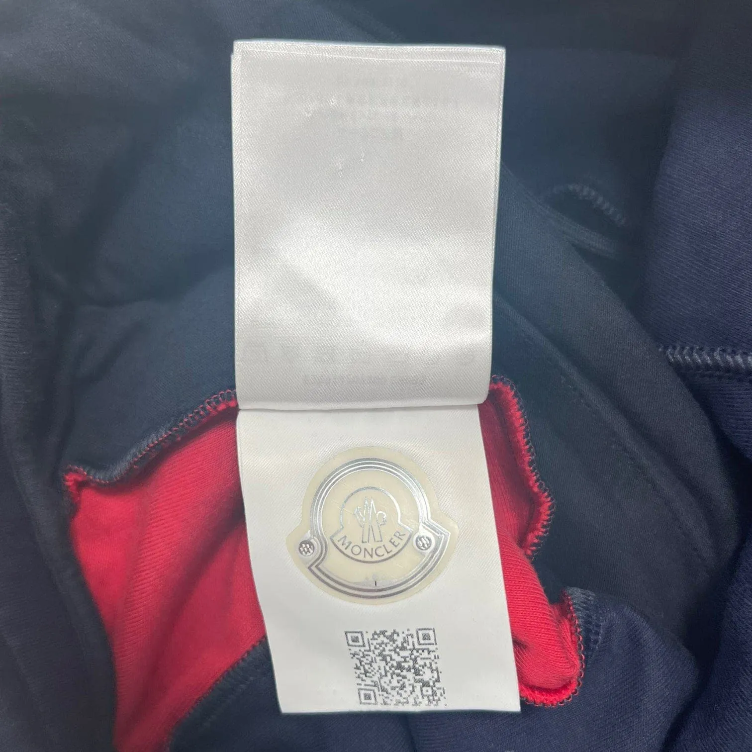 Moncler Stripe Track Pants Navy/Red Pre-Owned
