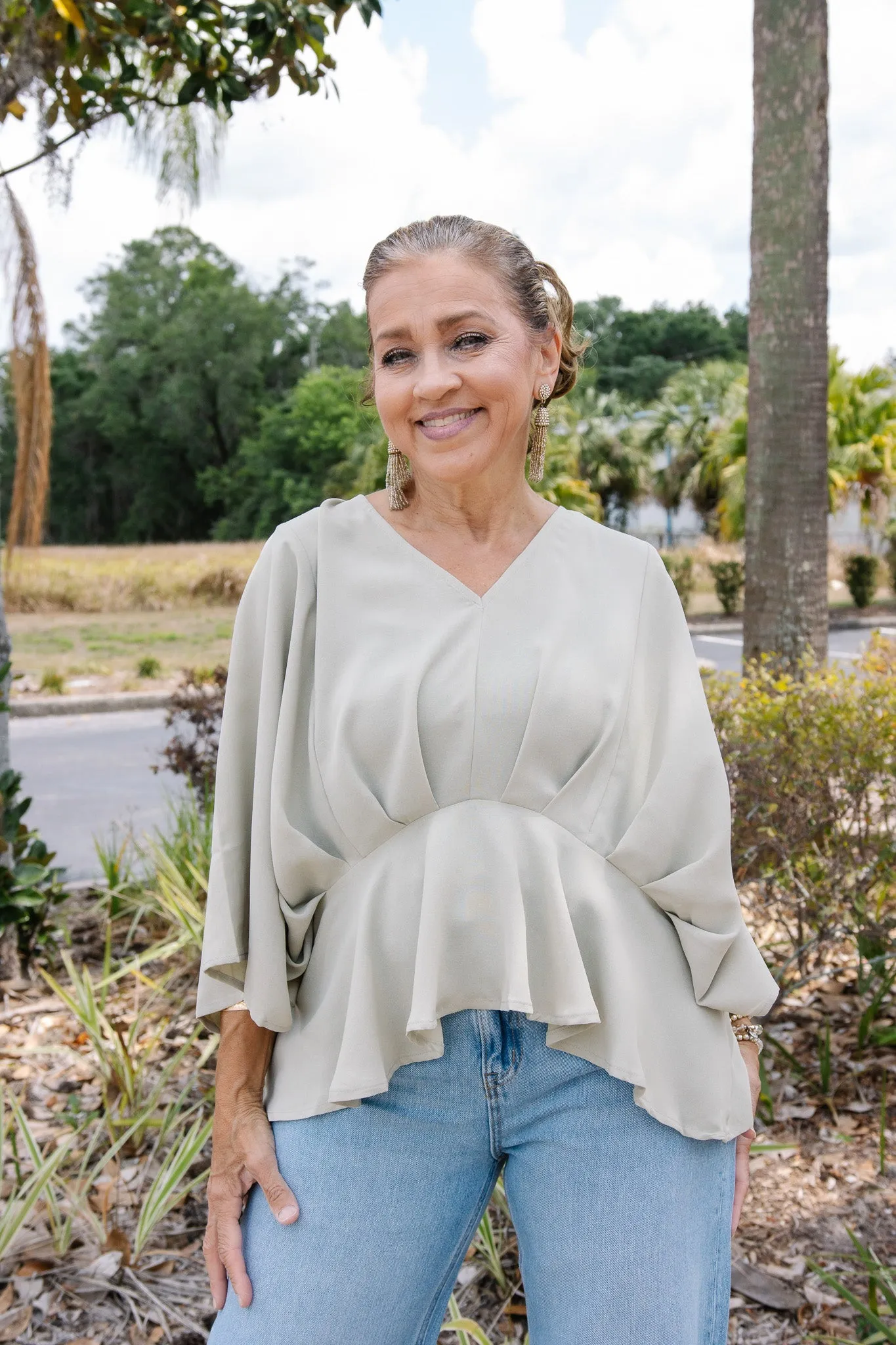 PRETTY FRESH FLOWY BLOUSE