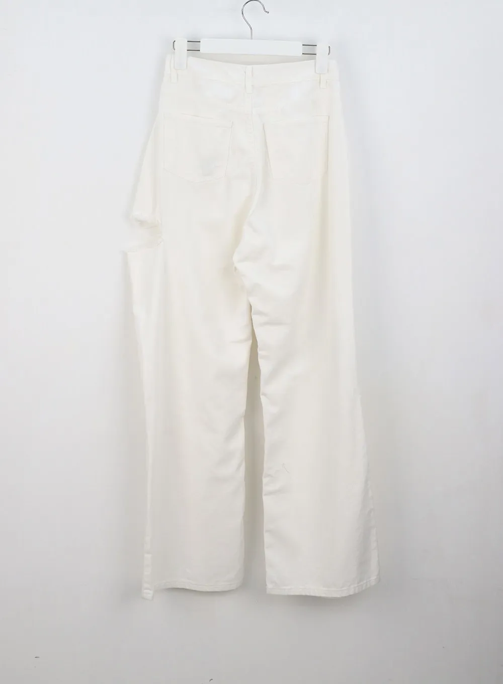 Ripped Baggy Cotton Pants OU305