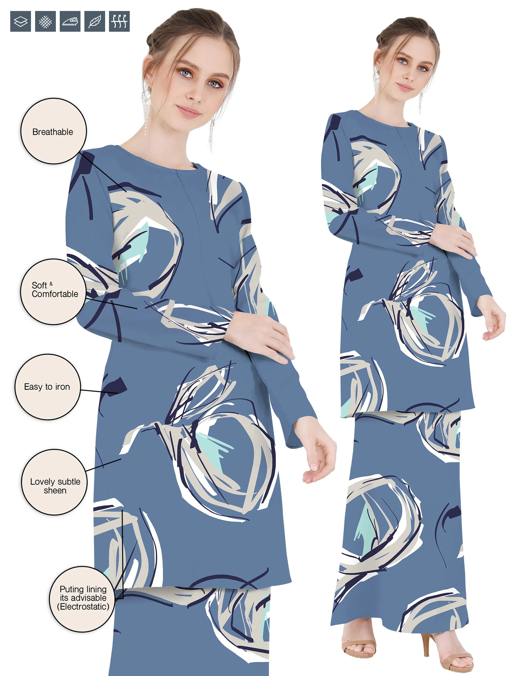 Silky Armani (Infinity Blue)