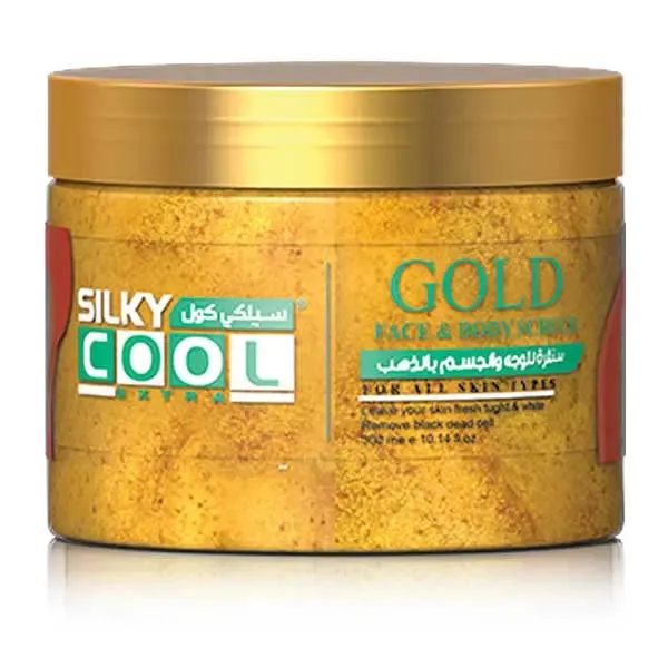 Silky Cool Gold Face & Body Scrub Extra