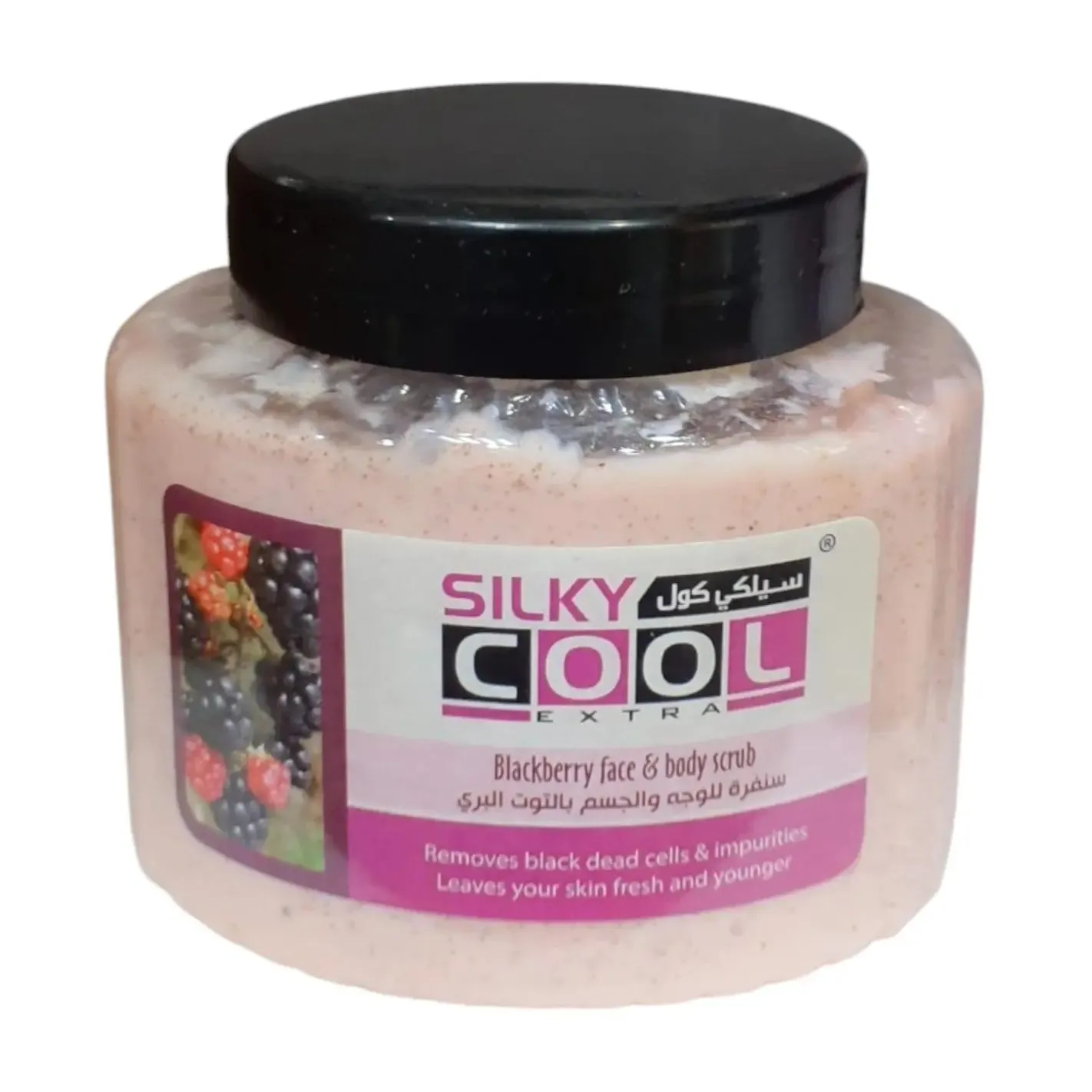 Silky Cool Gold Face and Body Scrub 500ml