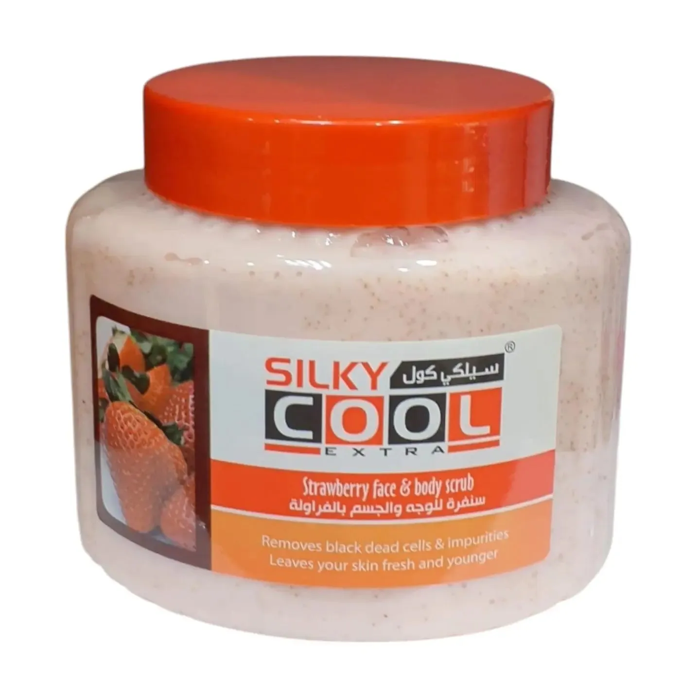 Silky Cool Gold Face and Body Scrub 500ml