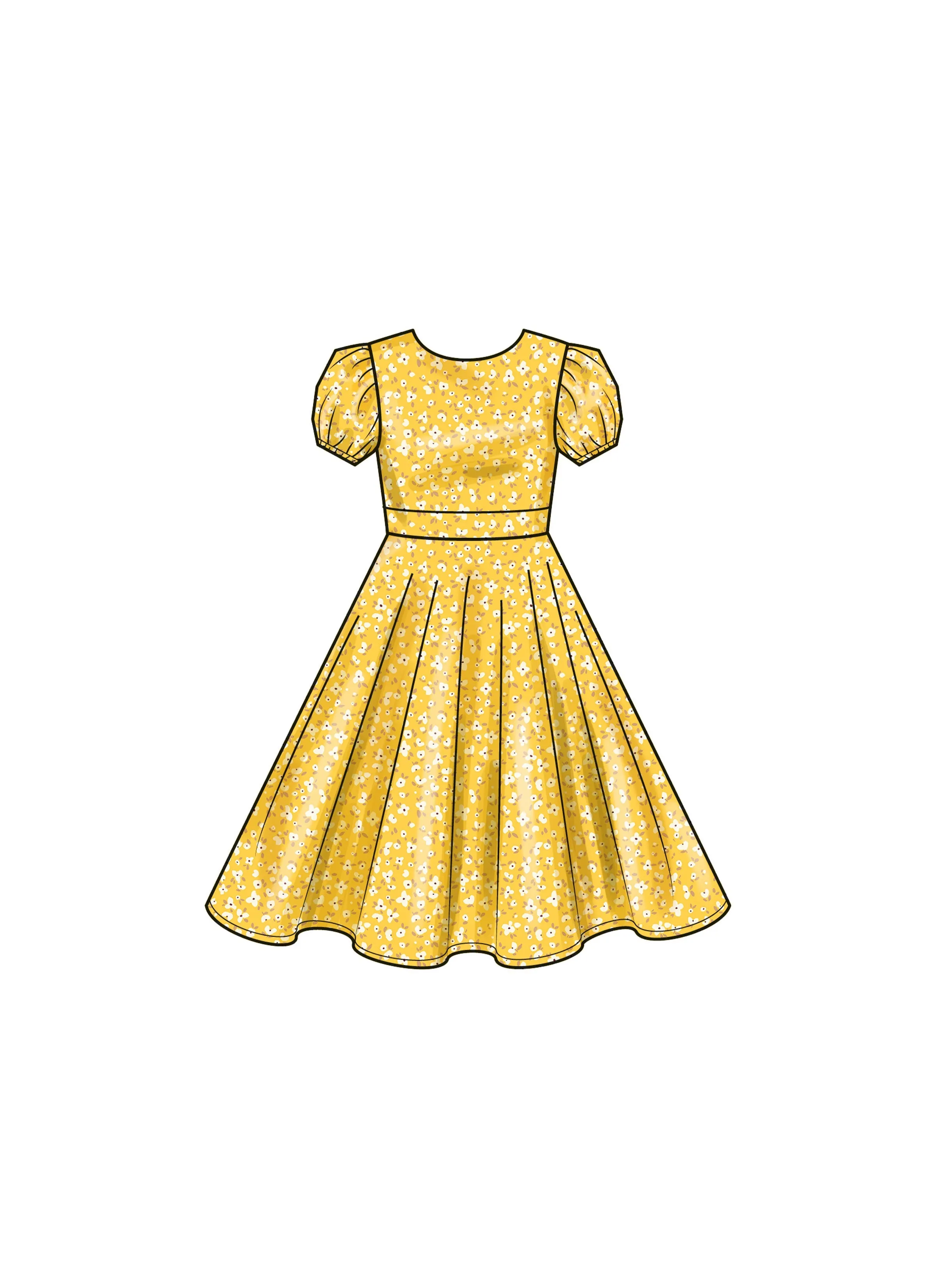 Simplicity sewing pattern 9799 Girls' Dresses