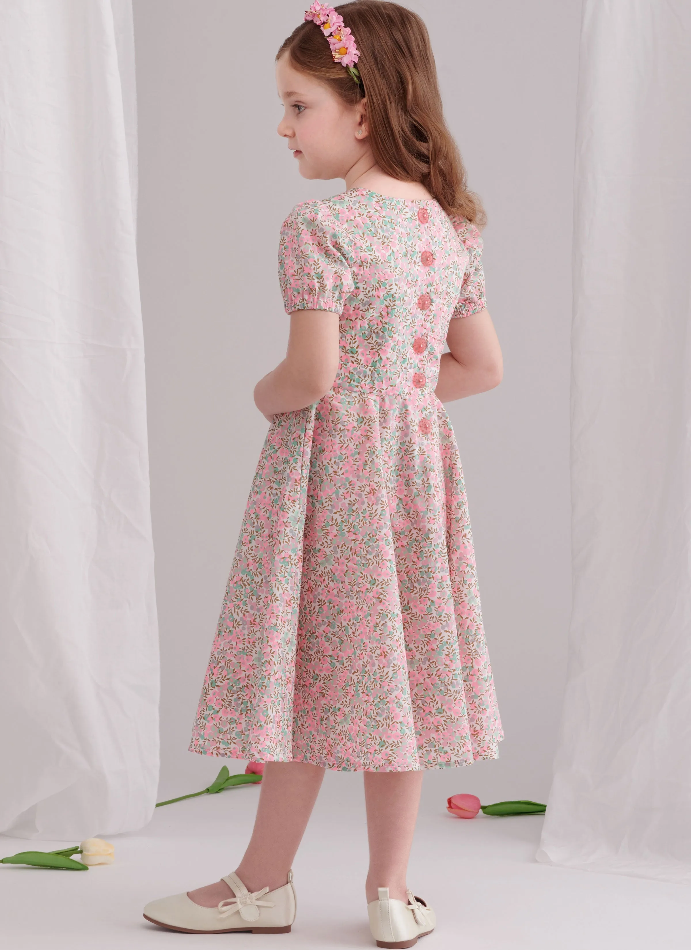 Simplicity sewing pattern 9799 Girls' Dresses