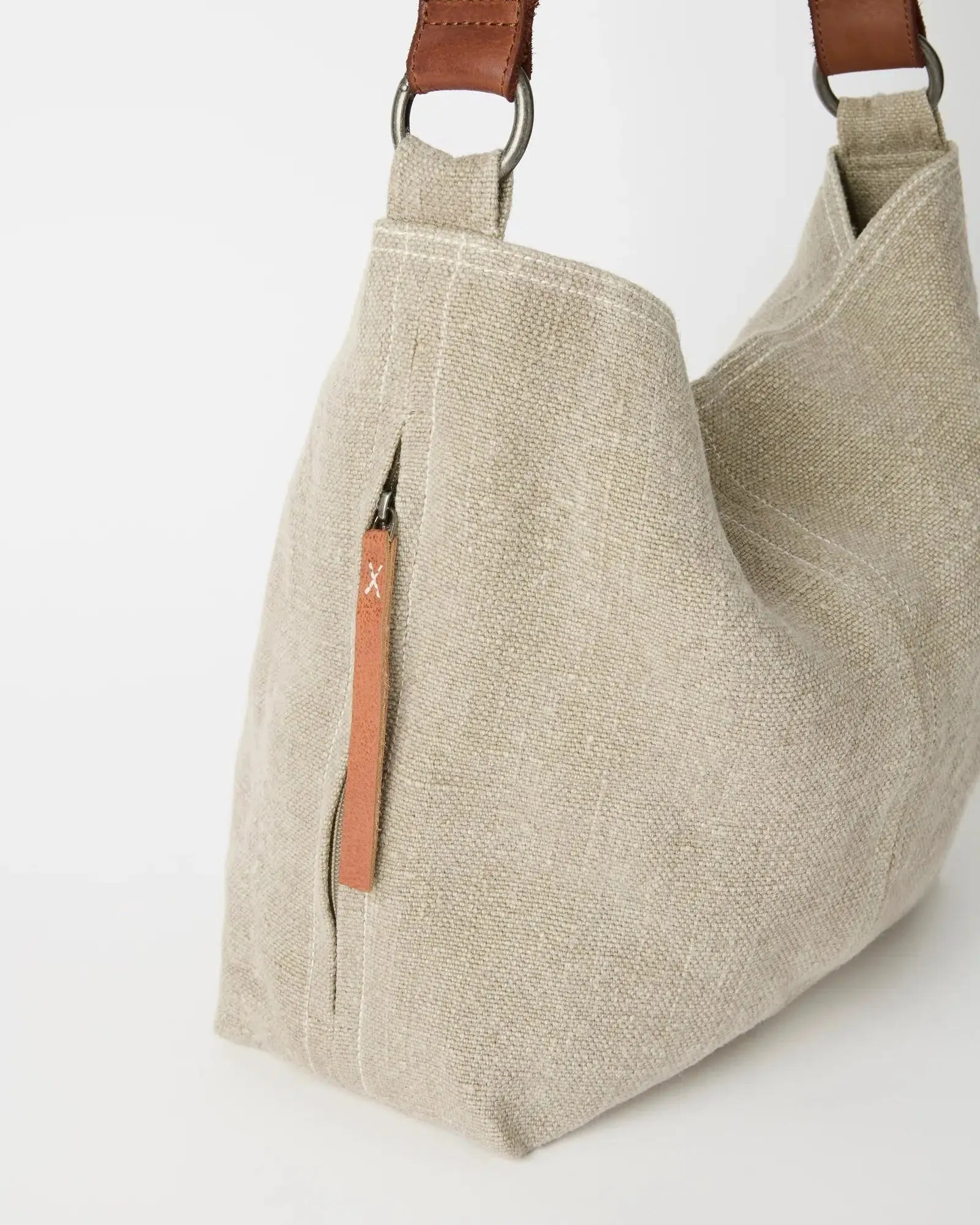 Slouchy Baby Jute Bag - Ash Grey