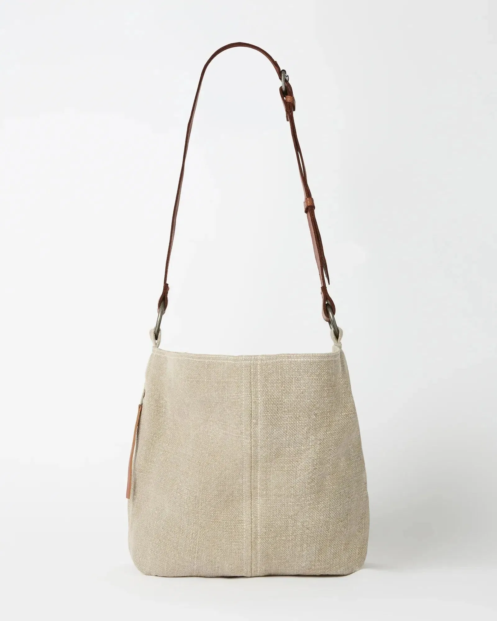 Slouchy Baby Jute Bag - Ash Grey