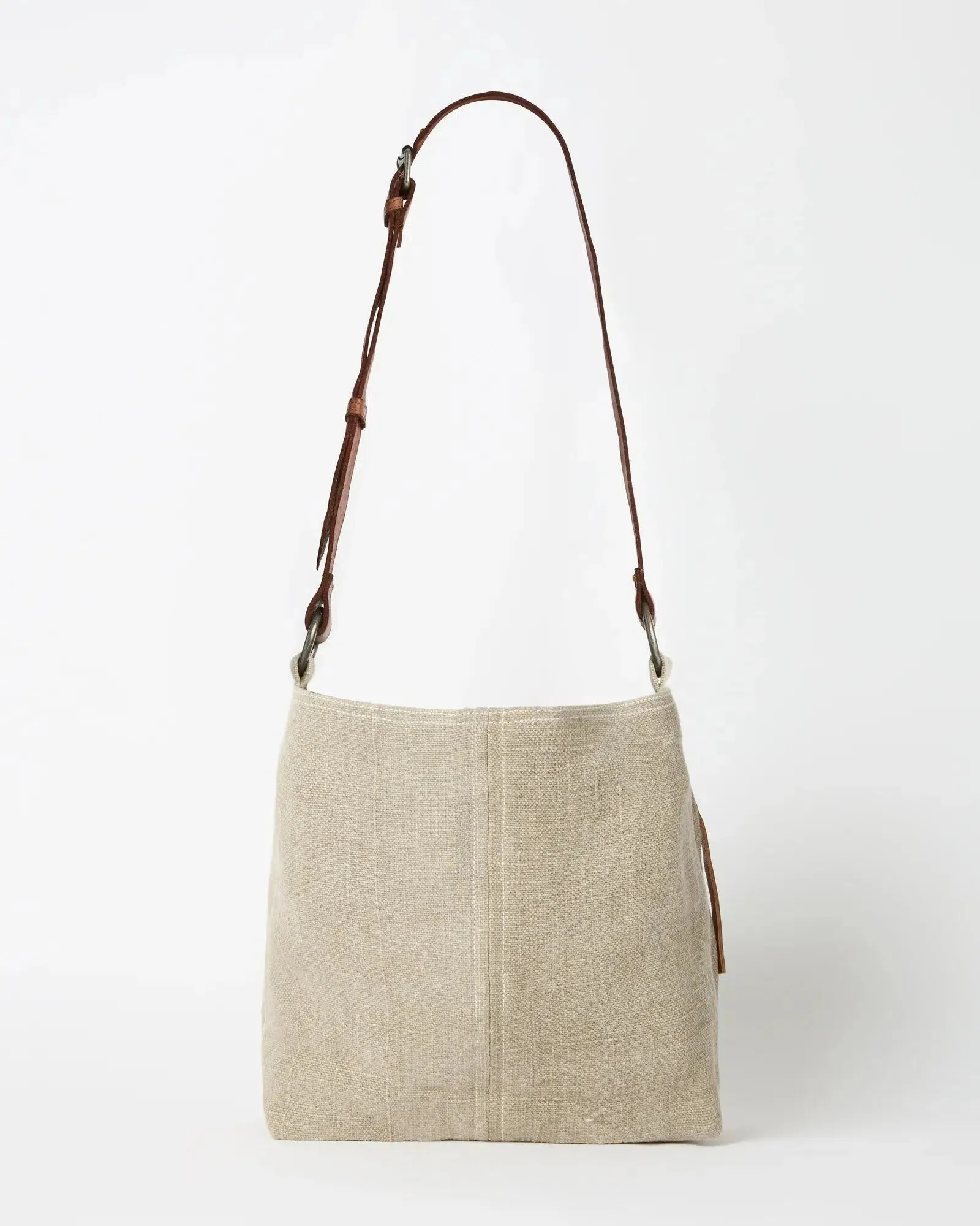 Slouchy Baby Jute Bag - Ash Grey