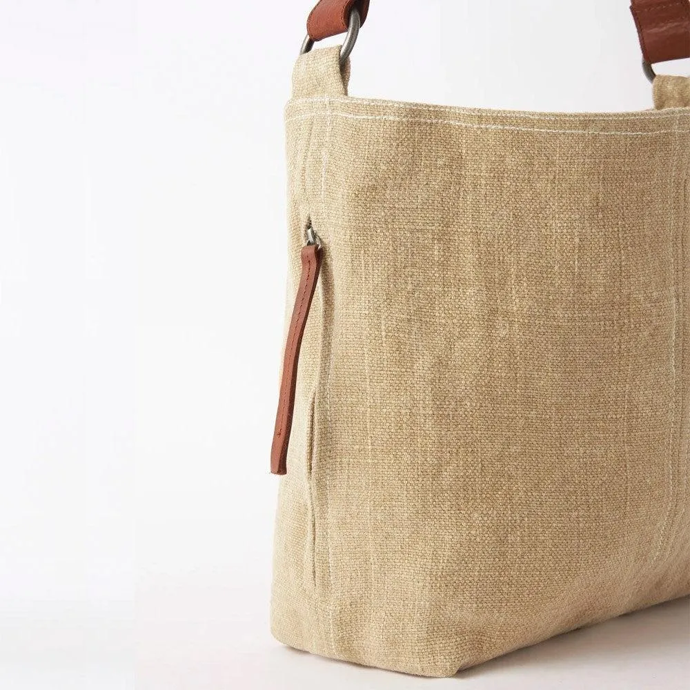 Slouchy Baby Jute Bag - Natural