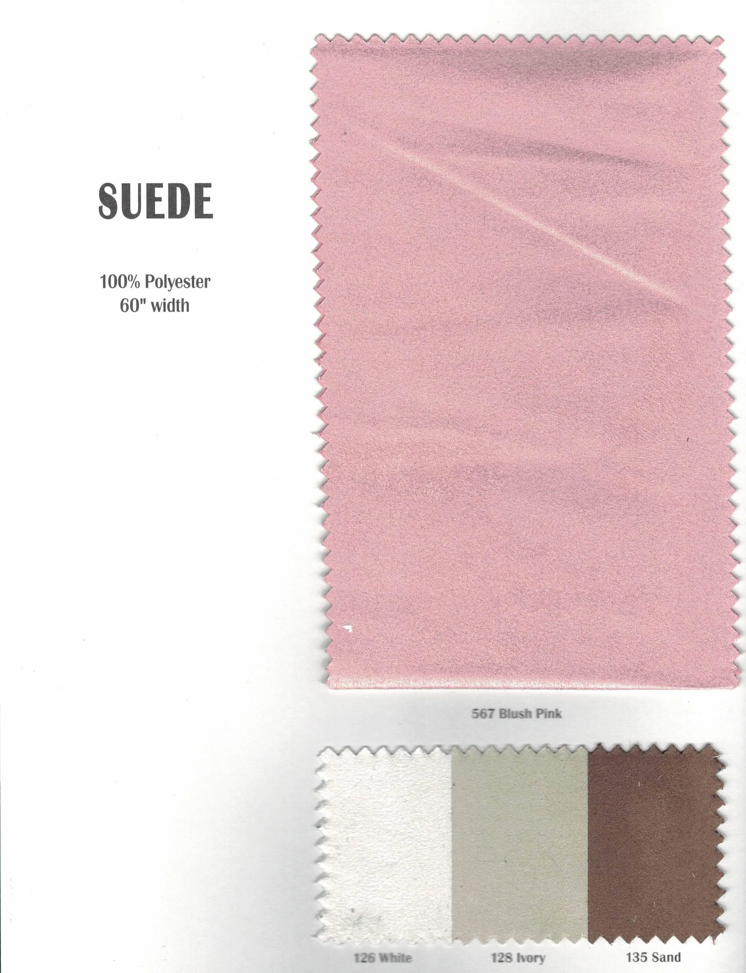 Suede Fabric - Microsuede - 40 Colors - 60&#34; Wide - Faux Suede - Upholstery Weight, Tablecloth, Bags, Pouches, Cosplay, Costume - Sample Swatch