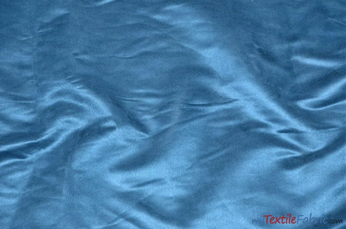 Suede Fabric - Microsuede - 40 Colors - 60&#34; Wide - Faux Suede - Upholstery Weight, Tablecloth, Bags, Pouches, Cosplay, Costume - Sample Swatch