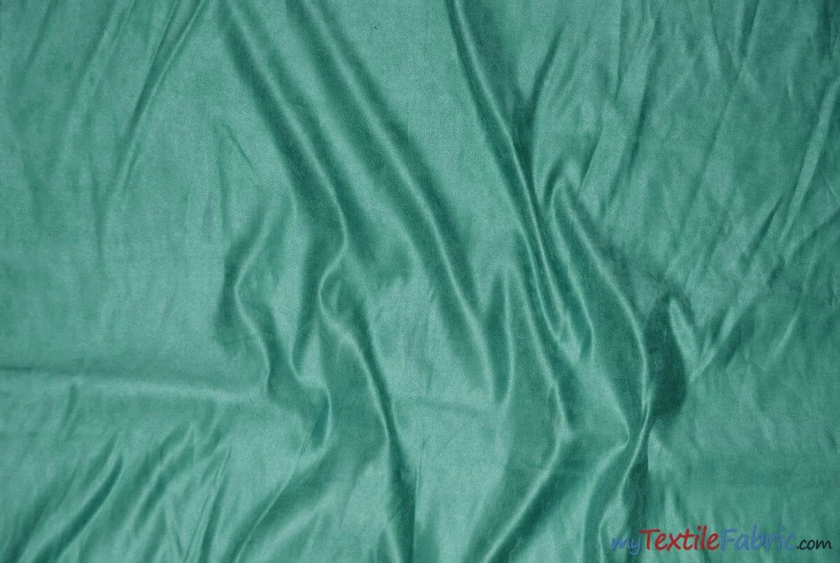 Suede Fabric | Microsuede | 40 Colors | 60" Wide | Faux Suede | Upholstery Weight, Tablecloth, Bags, Pouches, Cosplay, Costume | Continuous Yards |