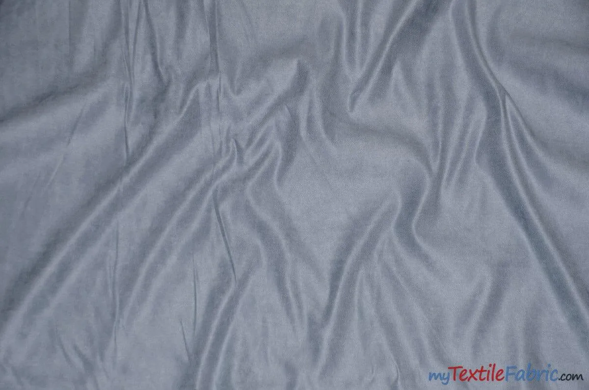 Suede Fabric | Microsuede | 40 Colors | 60" Wide | Faux Suede | Upholstery Weight, Tablecloth, Bags, Pouches, Cosplay, Costume | Continuous Yards |