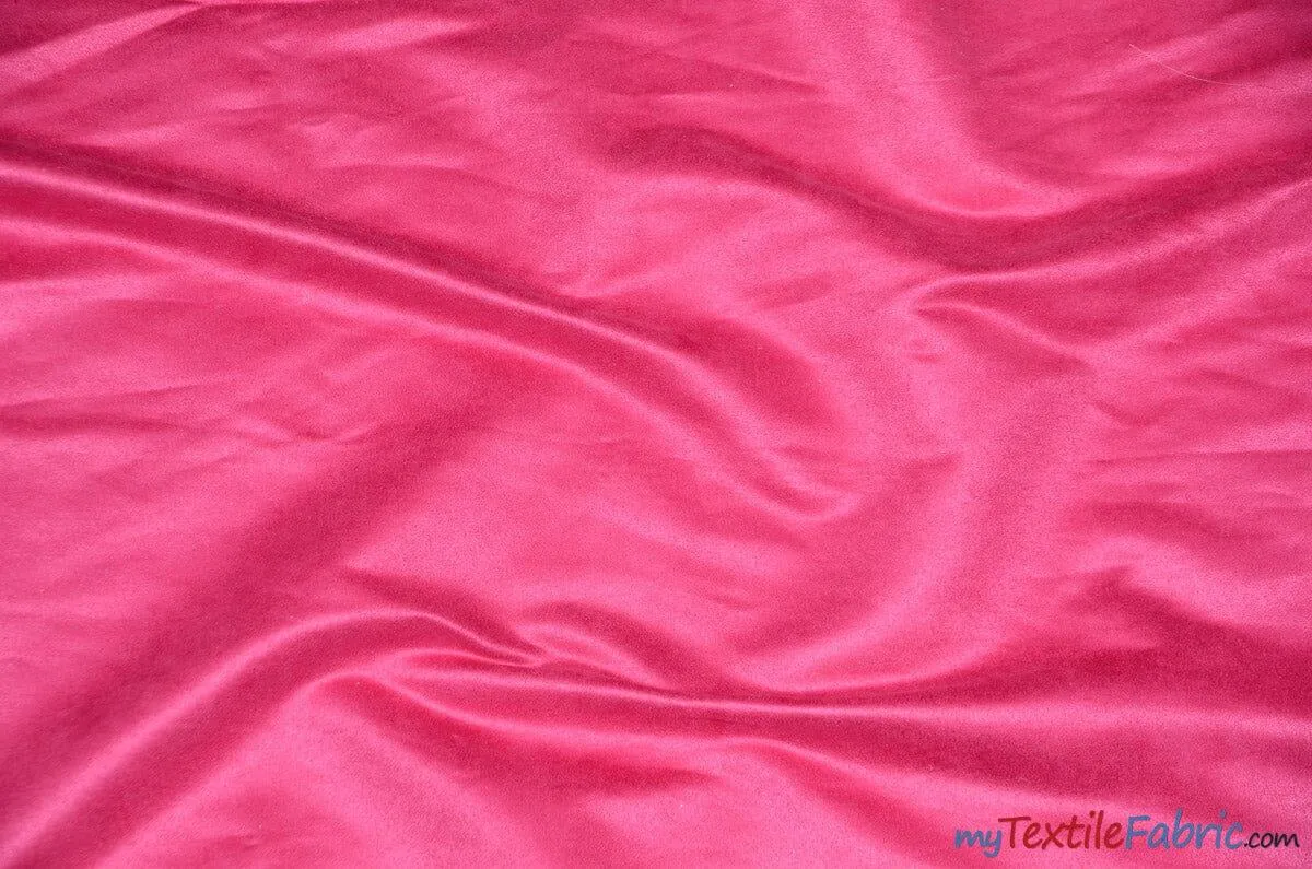 Suede Fabric | Microsuede | 40 Colors | 60" Wide | Faux Suede | Upholstery Weight, Tablecloth, Bags, Pouches, Cosplay, Costume | Continuous Yards |