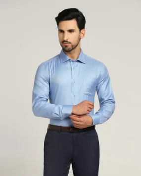 Temp Tech Formal Blue Check Shirt - Colossal