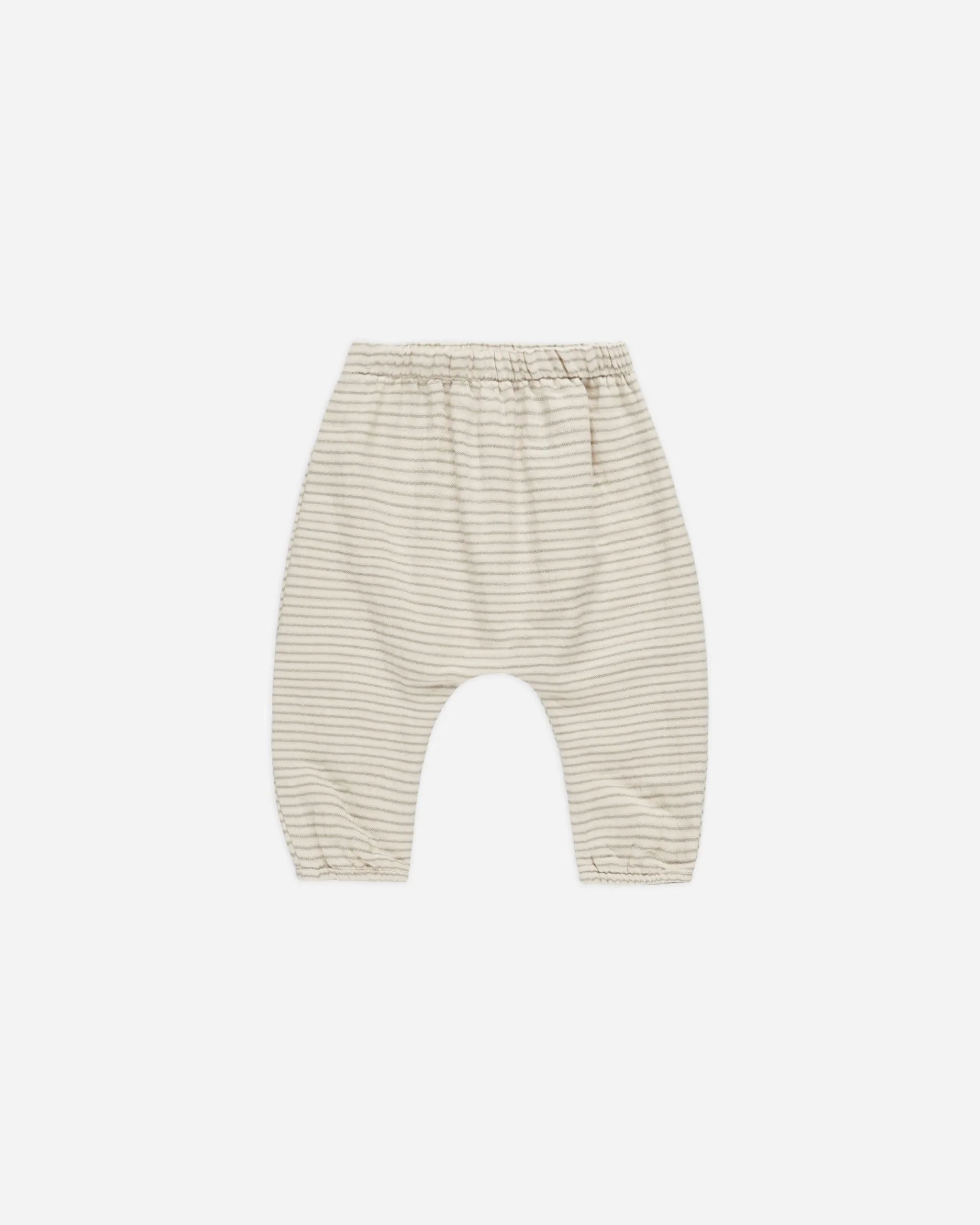 Woven Pant || Basil Stripe